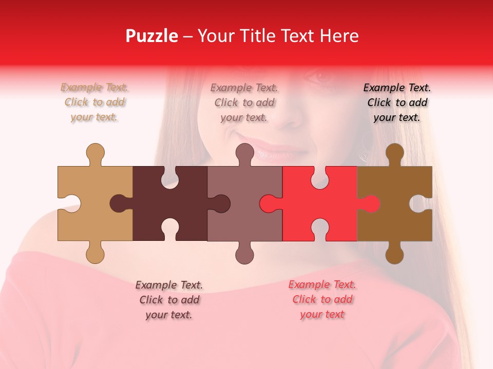 Pretty White Background Cheerful PowerPoint Template