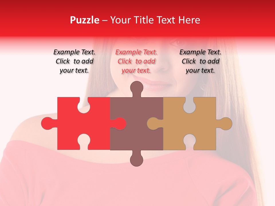 Pretty White Background Cheerful PowerPoint Template