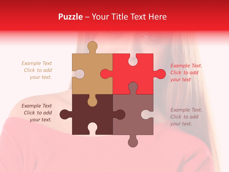 Pretty White Background Cheerful PowerPoint Template