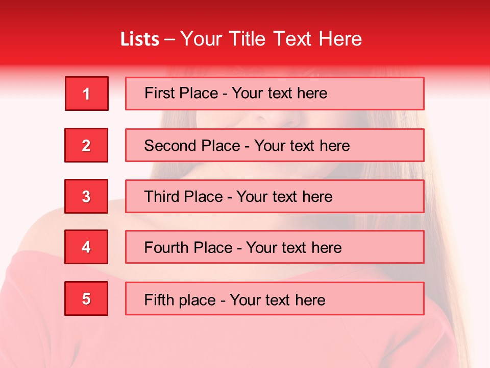 Pretty White Background Cheerful PowerPoint Template