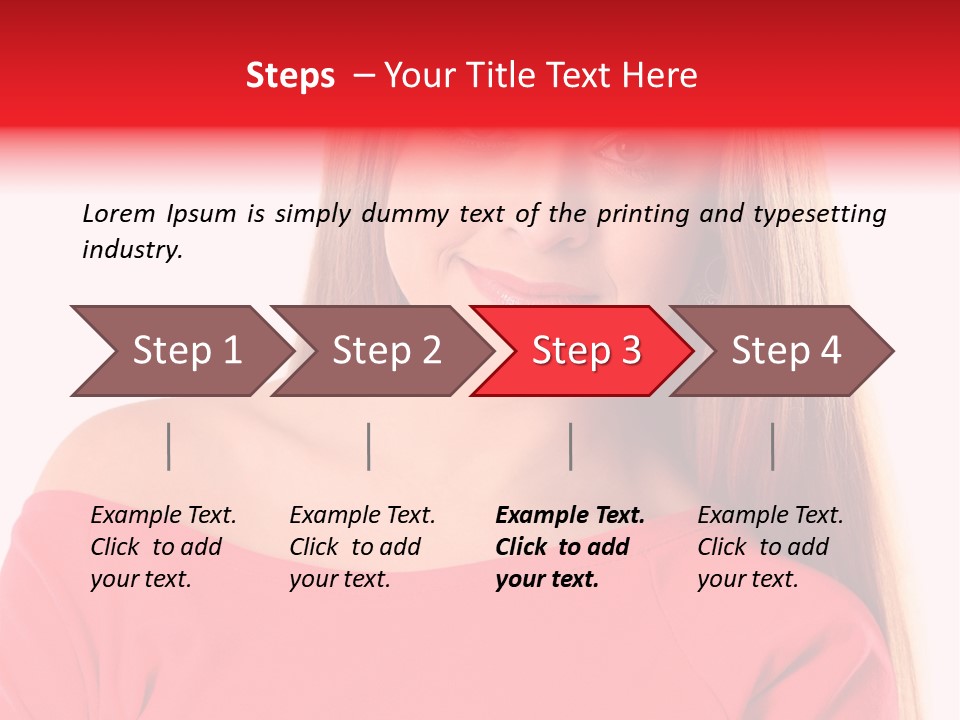 Pretty White Background Cheerful PowerPoint Template