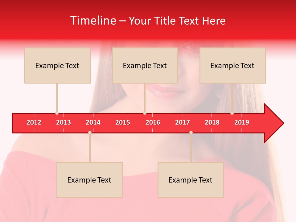 Pretty White Background Cheerful PowerPoint Template