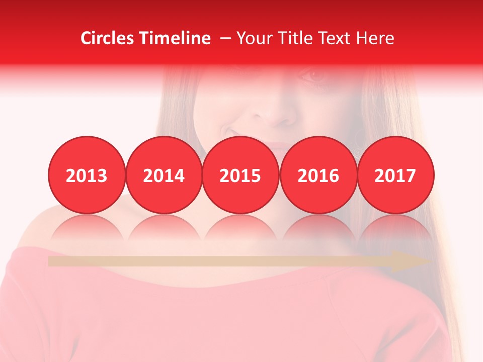 Pretty White Background Cheerful PowerPoint Template