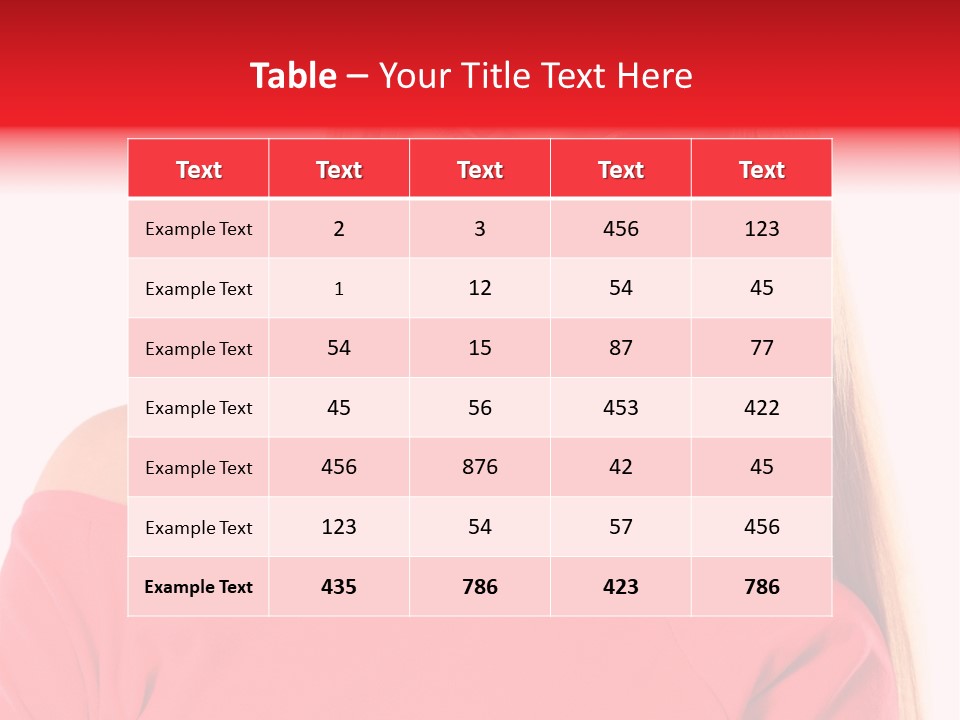 Pretty White Background Cheerful PowerPoint Template