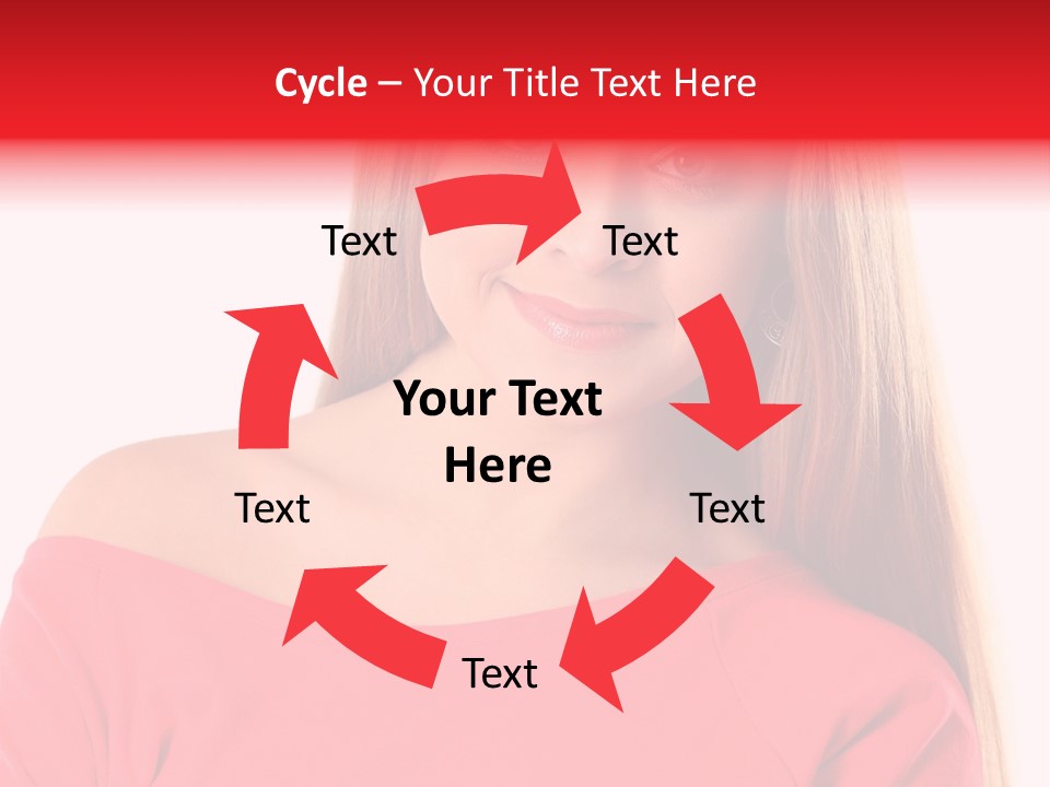 Pretty White Background Cheerful PowerPoint Template