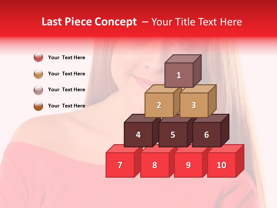 Pretty White Background Cheerful PowerPoint Template