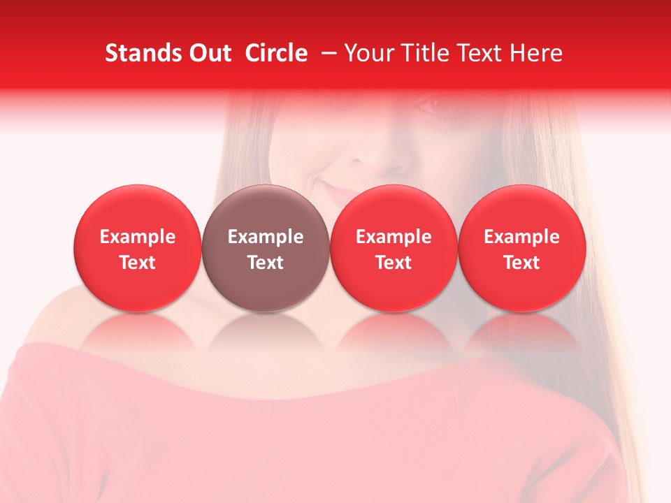 Pretty White Background Cheerful PowerPoint Template