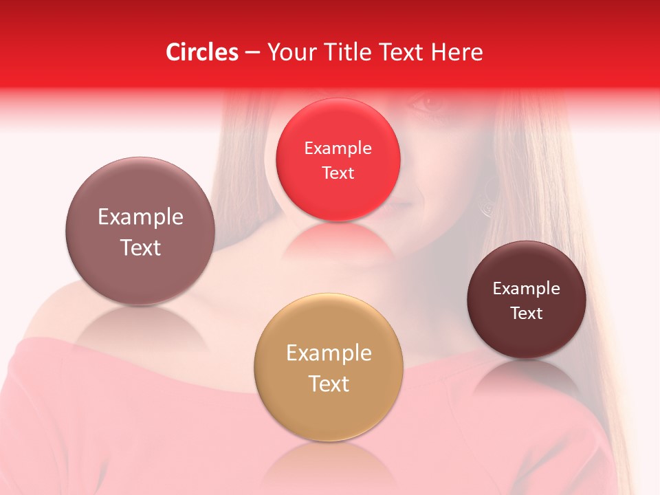 Pretty White Background Cheerful PowerPoint Template