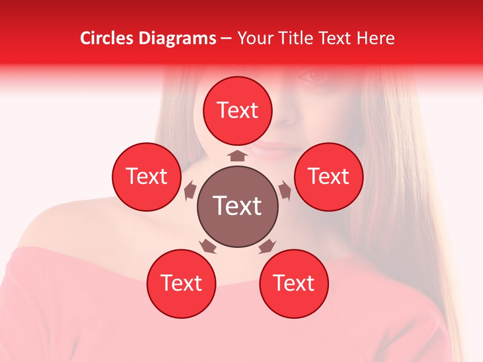 Pretty White Background Cheerful PowerPoint Template