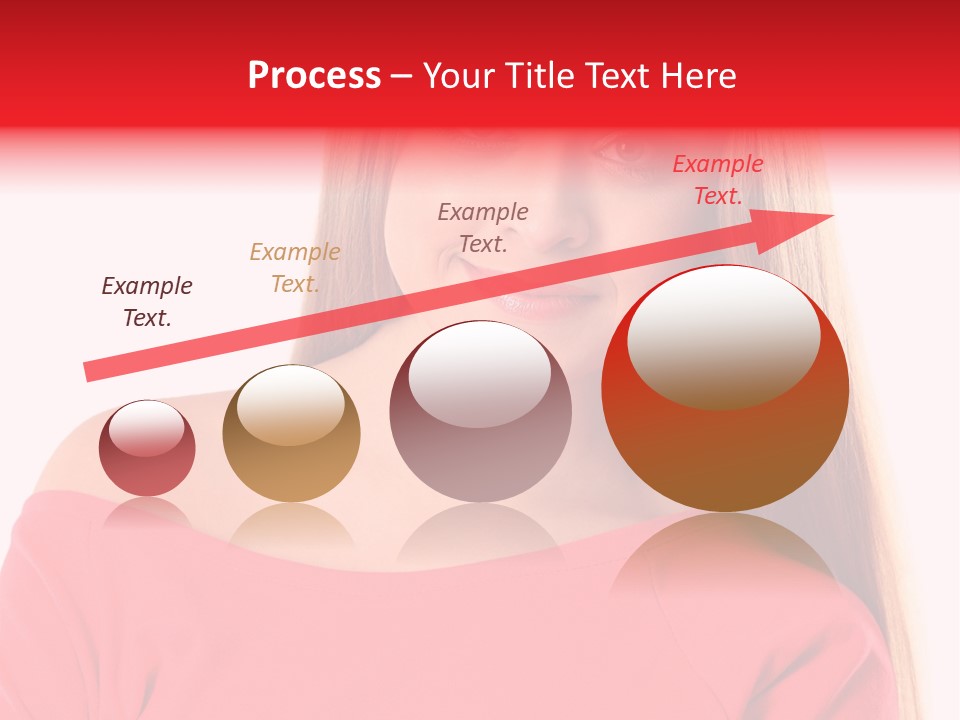 Pretty White Background Cheerful PowerPoint Template