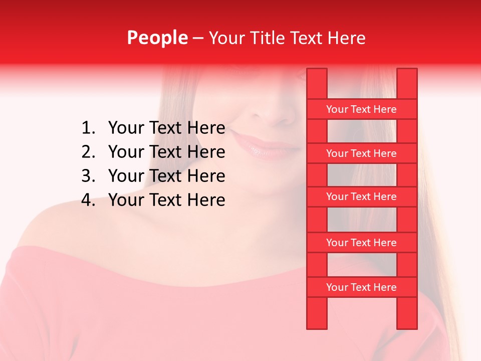 Pretty White Background Cheerful PowerPoint Template