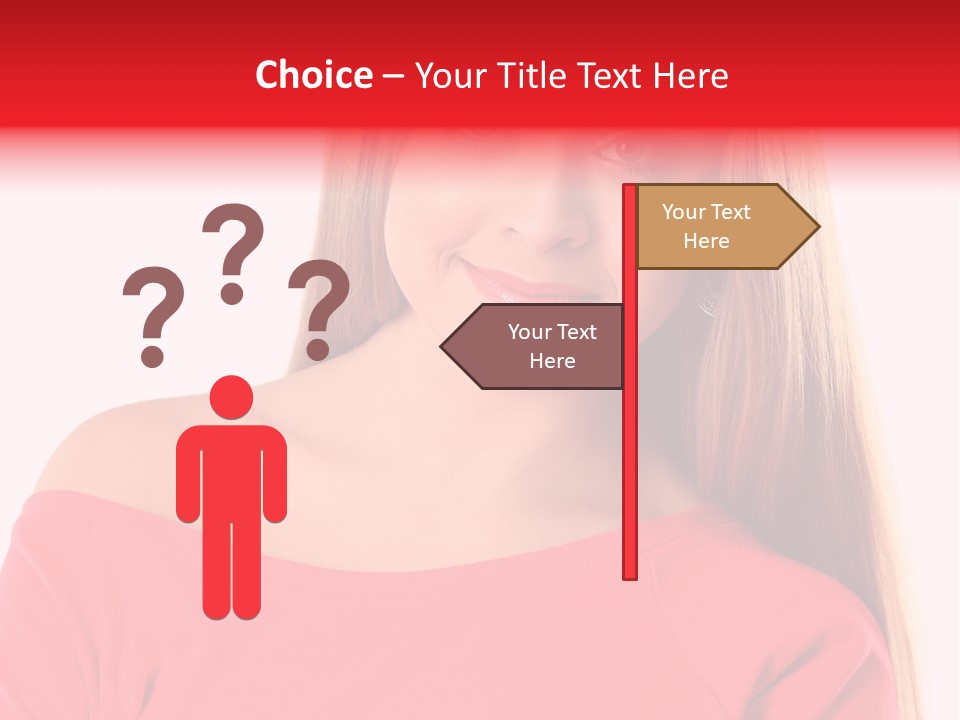 Pretty White Background Cheerful PowerPoint Template