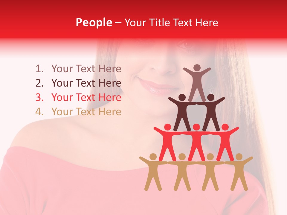 Pretty White Background Cheerful PowerPoint Template