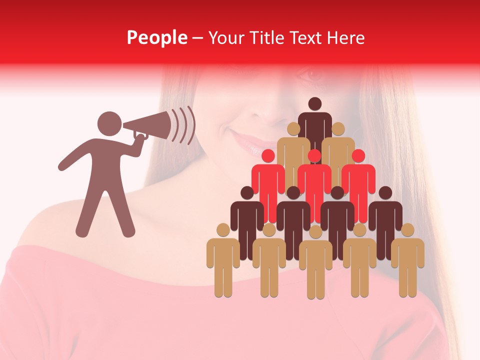 Pretty White Background Cheerful PowerPoint Template