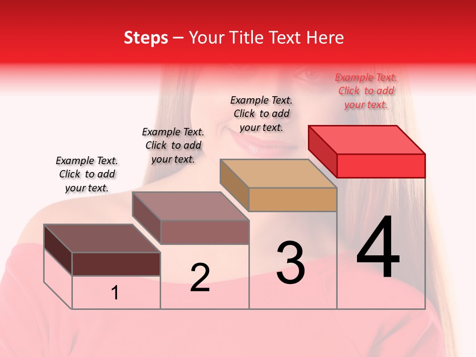 Pretty White Background Cheerful PowerPoint Template