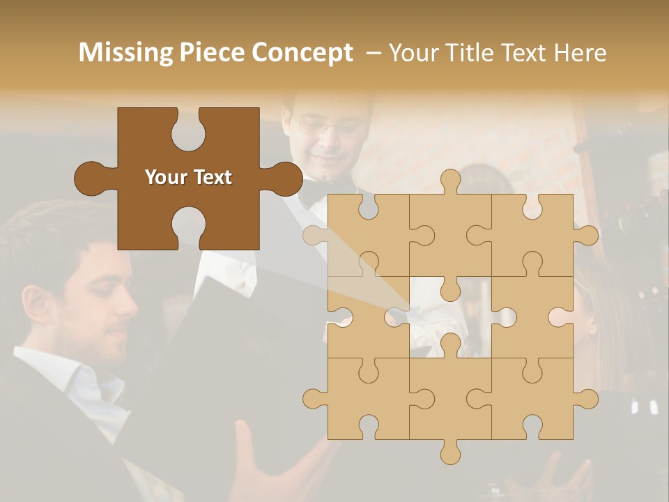 Food Menu Luxury PowerPoint Template