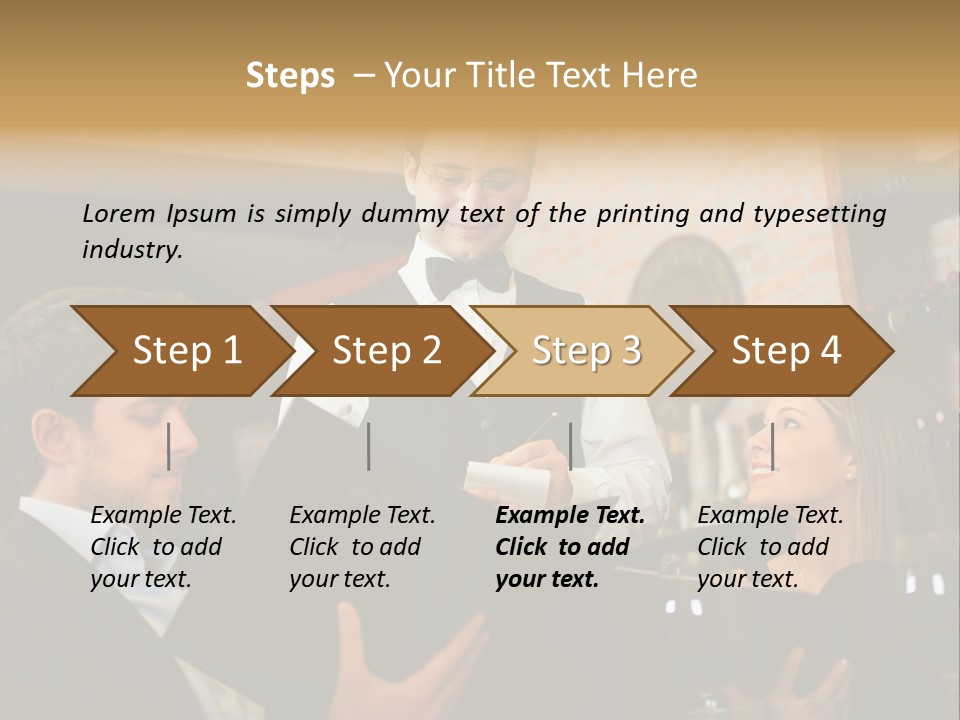 Food Menu Luxury PowerPoint Template