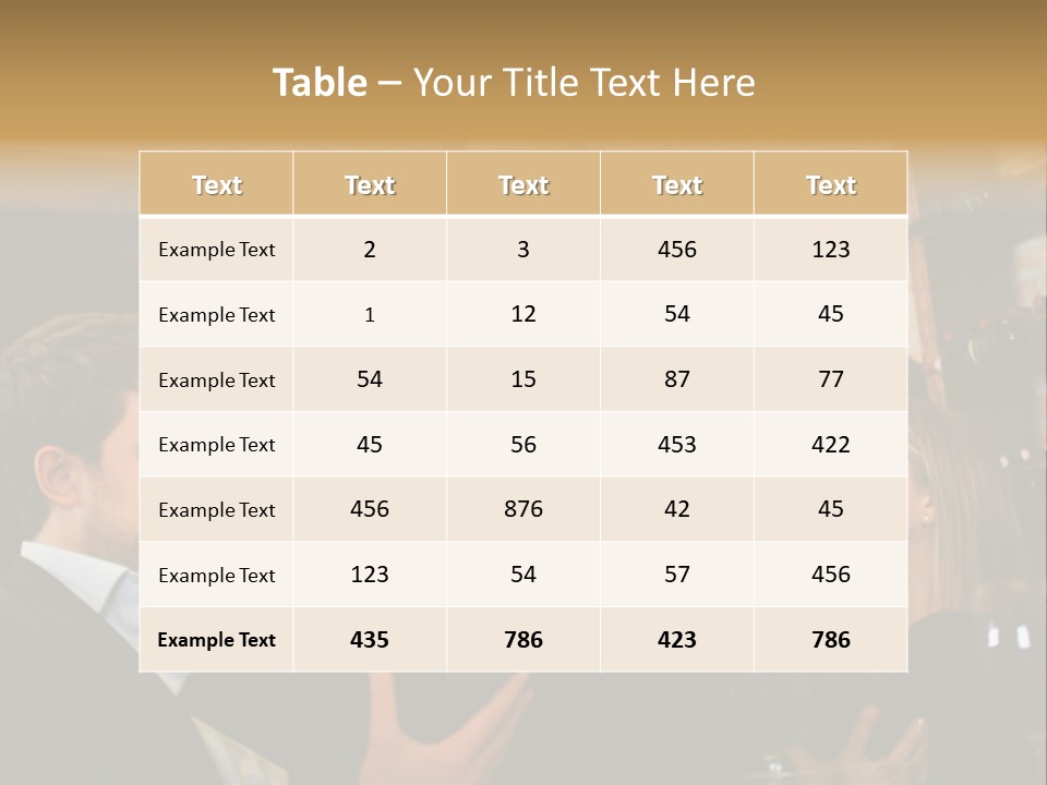 Food Menu Luxury PowerPoint Template