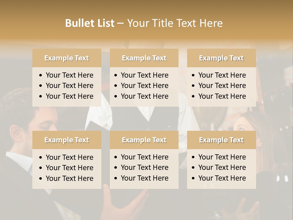 Food Menu Luxury PowerPoint Template