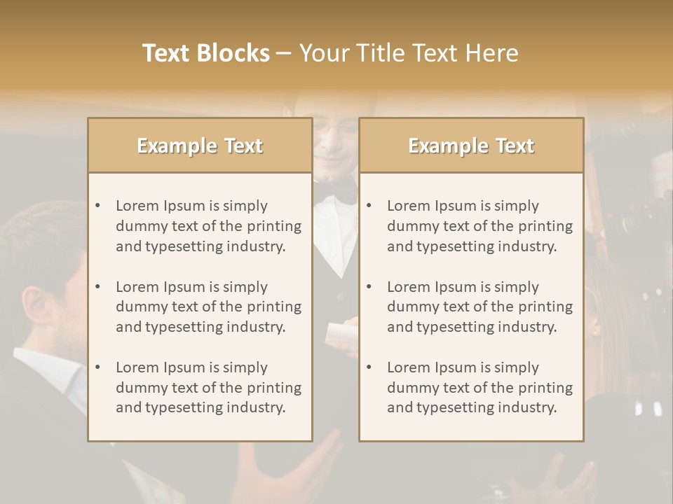 Food Menu Luxury PowerPoint Template