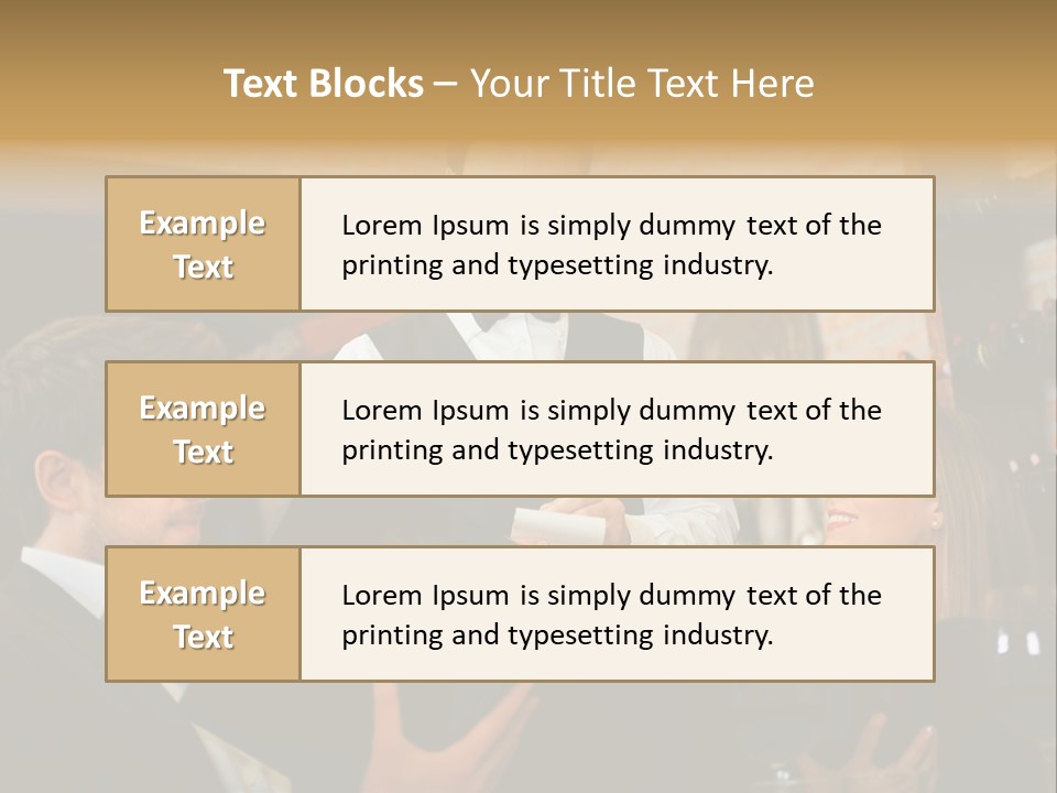Food Menu Luxury PowerPoint Template