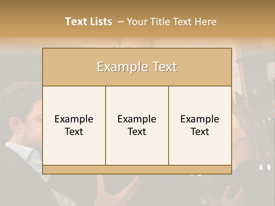 Food Menu Luxury PowerPoint Template