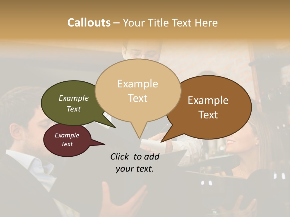 Food Menu Luxury PowerPoint Template