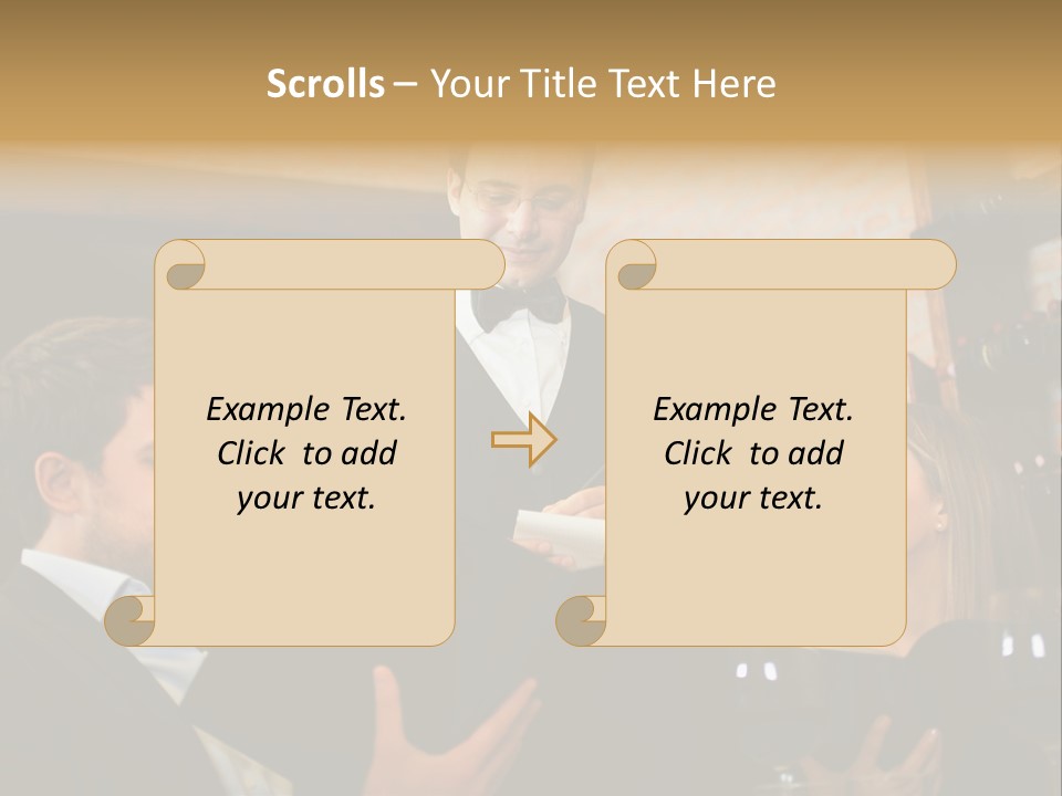 Food Menu Luxury PowerPoint Template