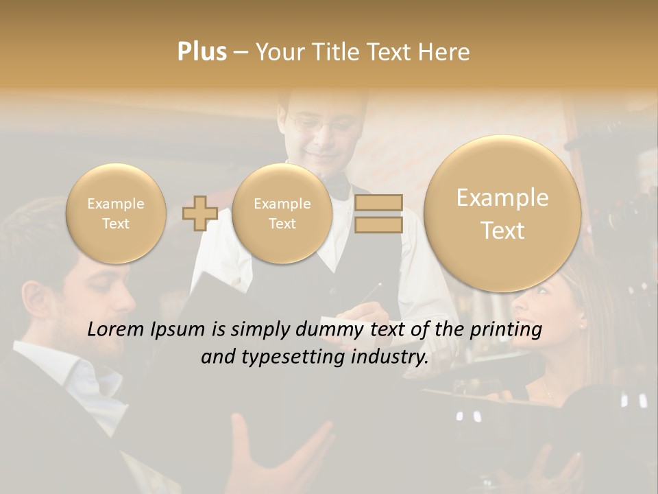Food Menu Luxury PowerPoint Template
