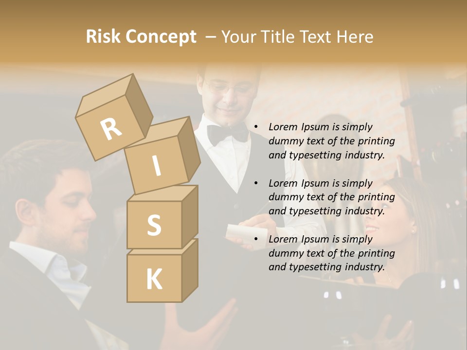 Food Menu Luxury PowerPoint Template