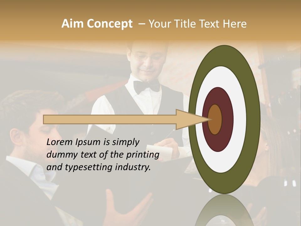 Food Menu Luxury PowerPoint Template