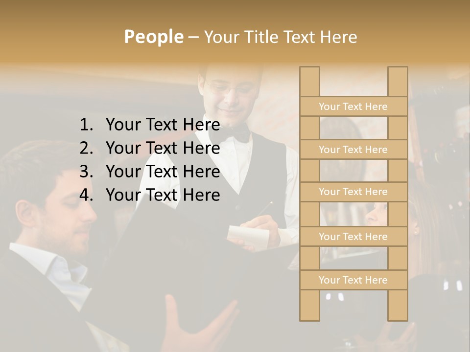 Food Menu Luxury PowerPoint Template