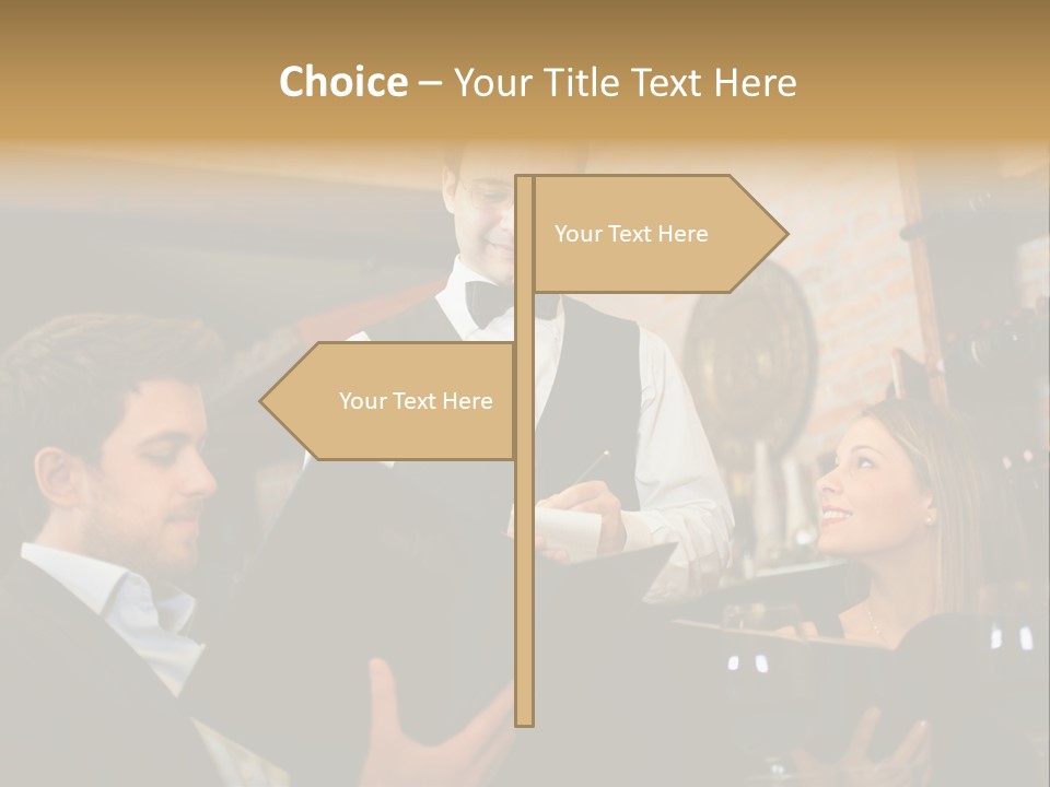 Food Menu Luxury PowerPoint Template