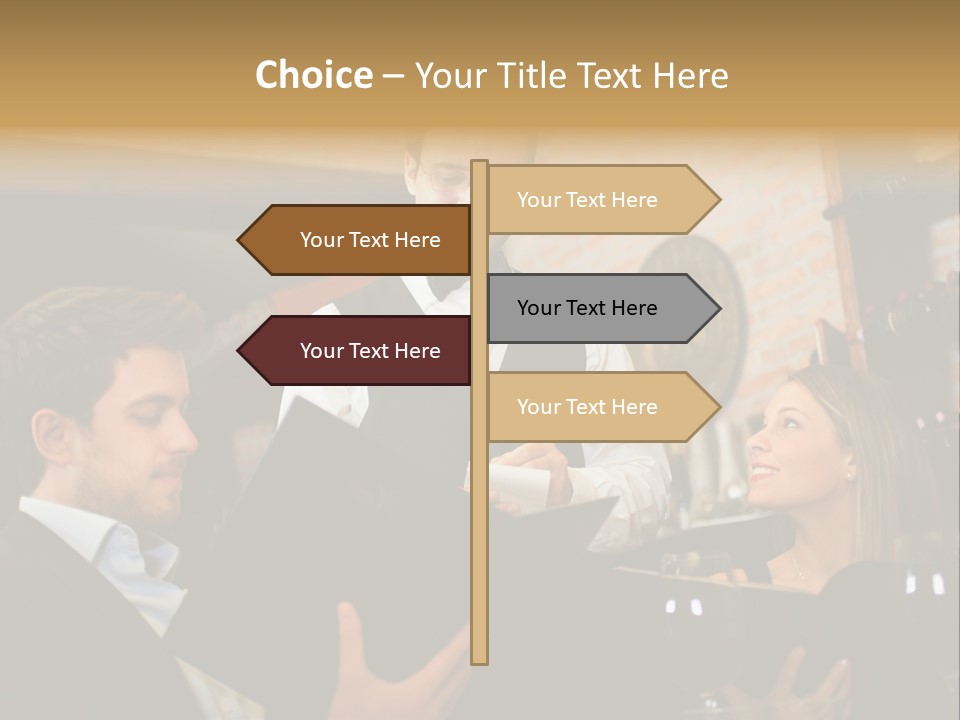 Food Menu Luxury PowerPoint Template