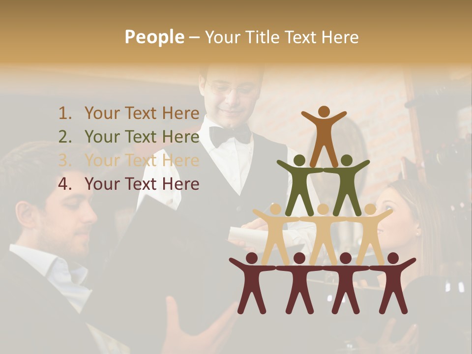 Food Menu Luxury PowerPoint Template