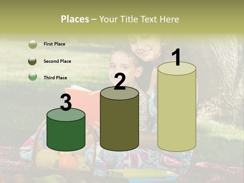 Summer Young Caucasian PowerPoint Template