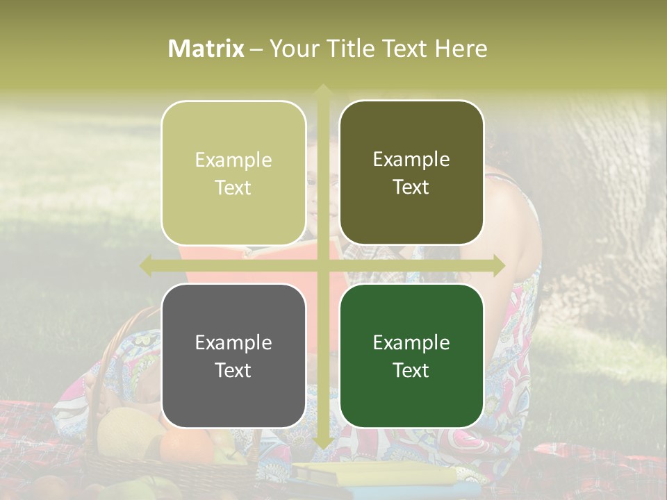 Summer Young Caucasian PowerPoint Template