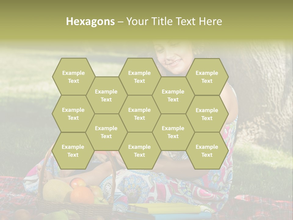 Summer Young Caucasian PowerPoint Template