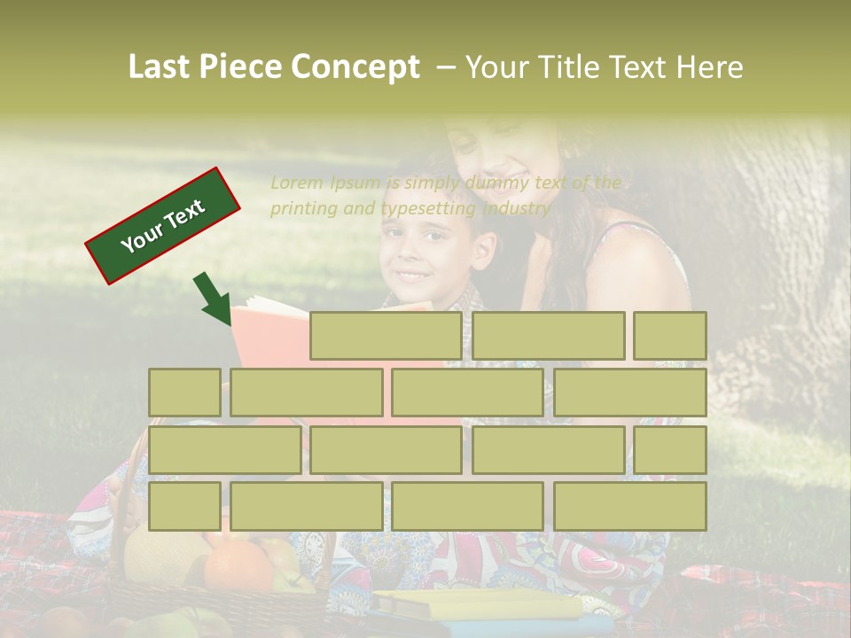 Summer Young Caucasian PowerPoint Template