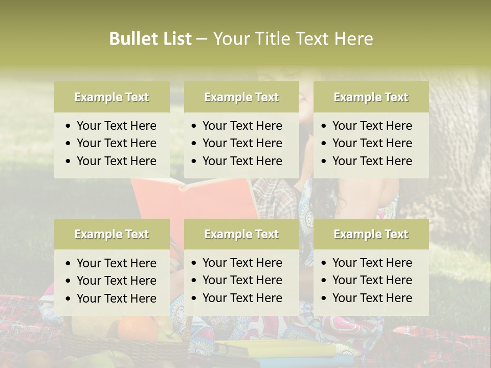 Summer Young Caucasian PowerPoint Template