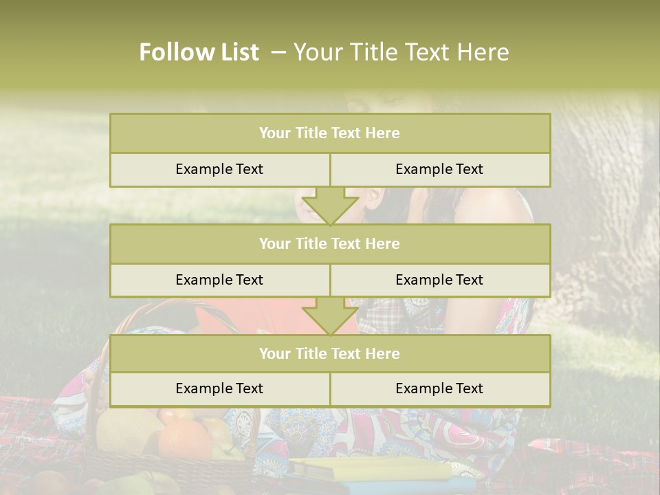 Summer Young Caucasian PowerPoint Template