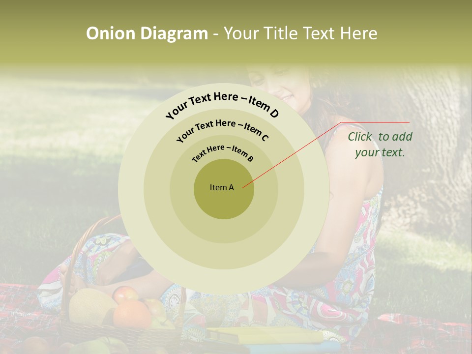 Summer Young Caucasian PowerPoint Template