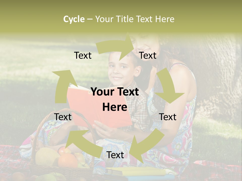 Summer Young Caucasian PowerPoint Template