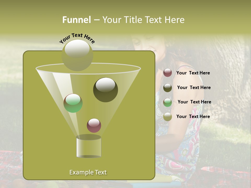 Summer Young Caucasian PowerPoint Template