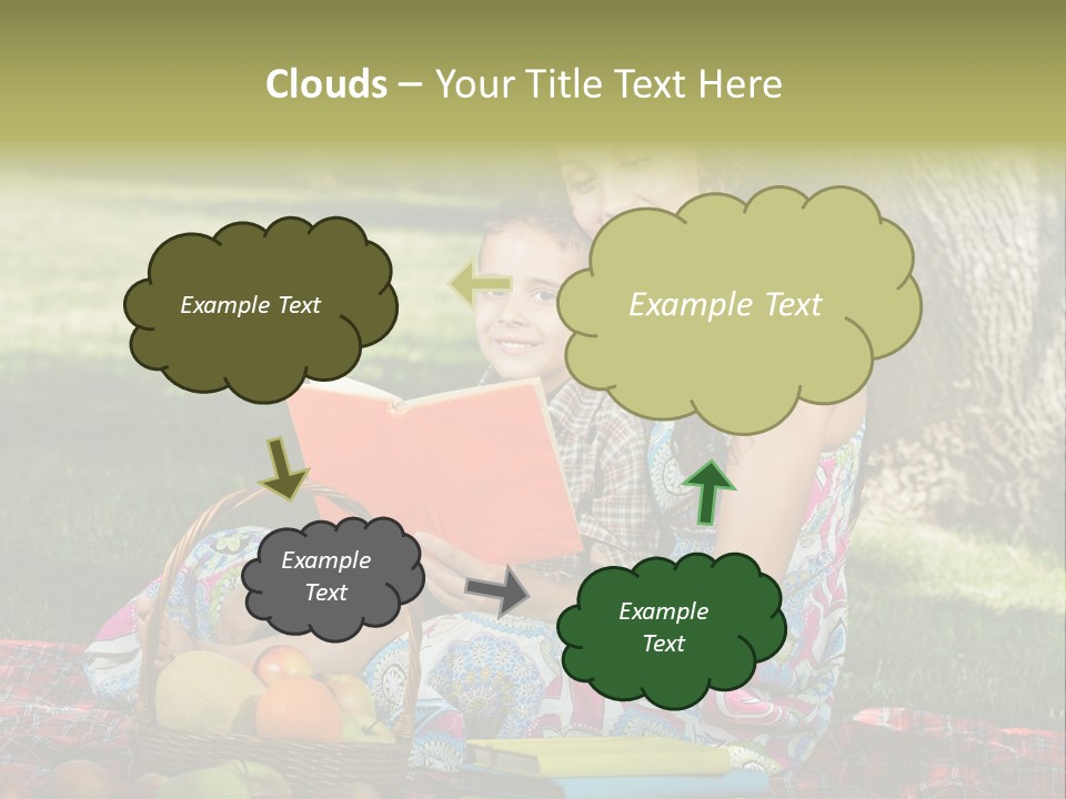 Summer Young Caucasian PowerPoint Template