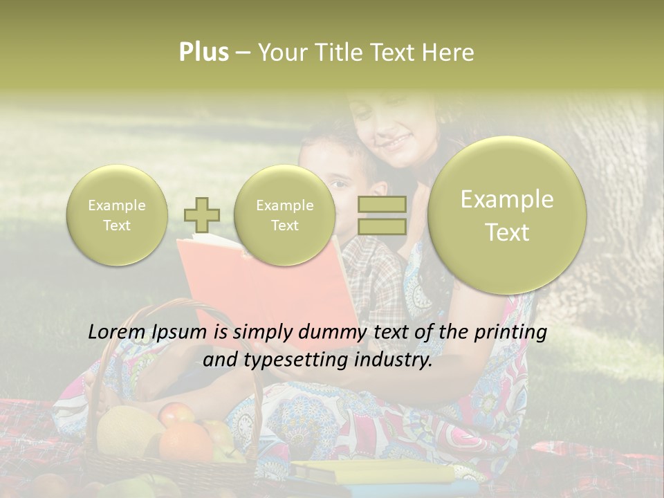 Summer Young Caucasian PowerPoint Template