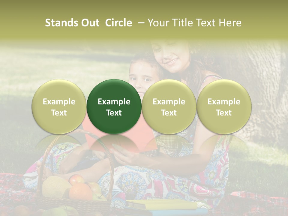 Summer Young Caucasian PowerPoint Template