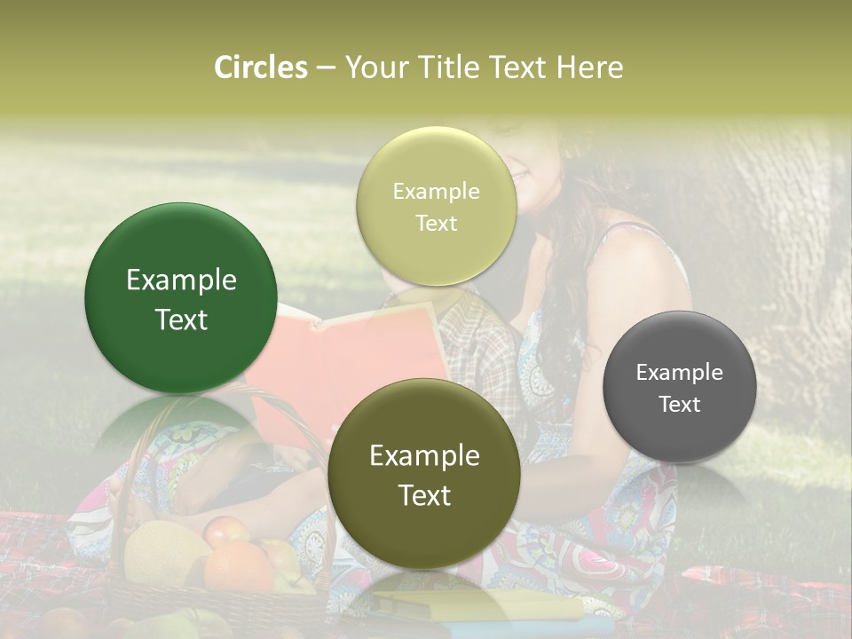 Summer Young Caucasian PowerPoint Template