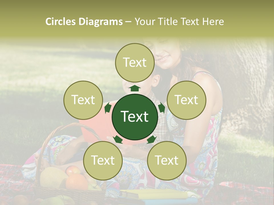 Summer Young Caucasian PowerPoint Template