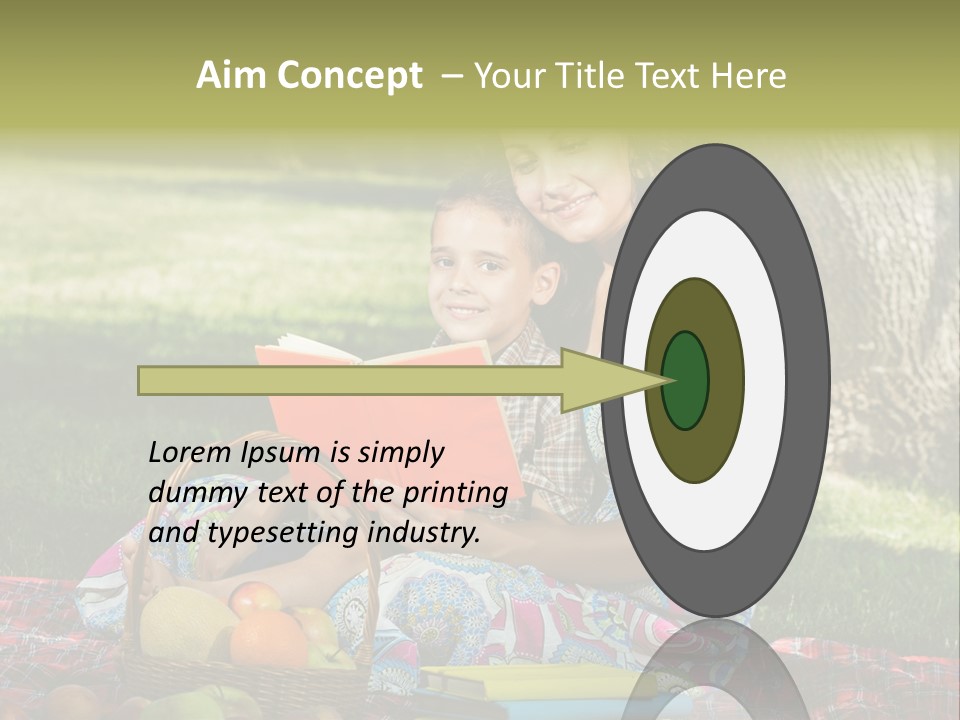 Summer Young Caucasian PowerPoint Template